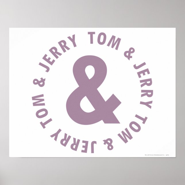 Póster Logo de Tom y Jerry Round 10 (Frente)