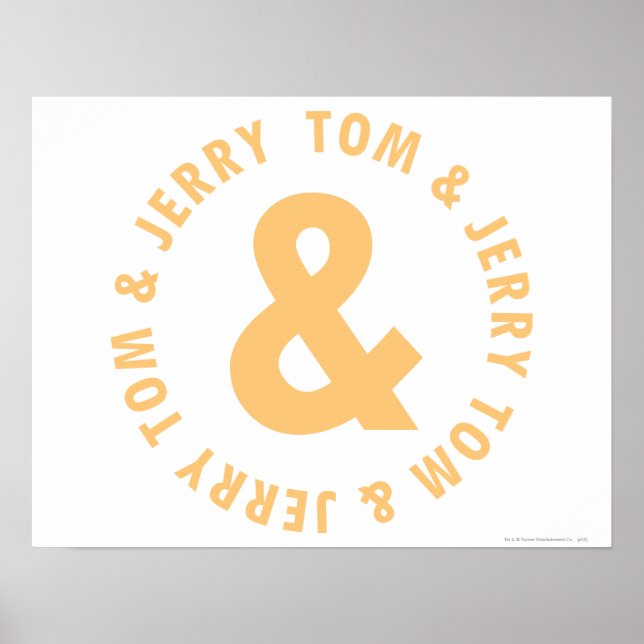 Póster Logo de Tom y Jerry Round 6 (Frente)