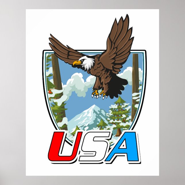 Póster Logo de USA Patriot (Frente)