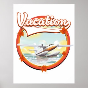 Póster Logo de vacaciones