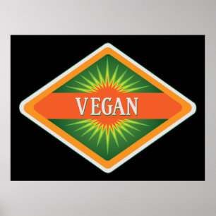 Póster Logo de Vegan Colours