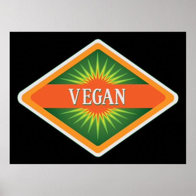 Póster Logo de Vegan Colours (Frente)