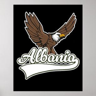 Póster Logo de viaje de Albania