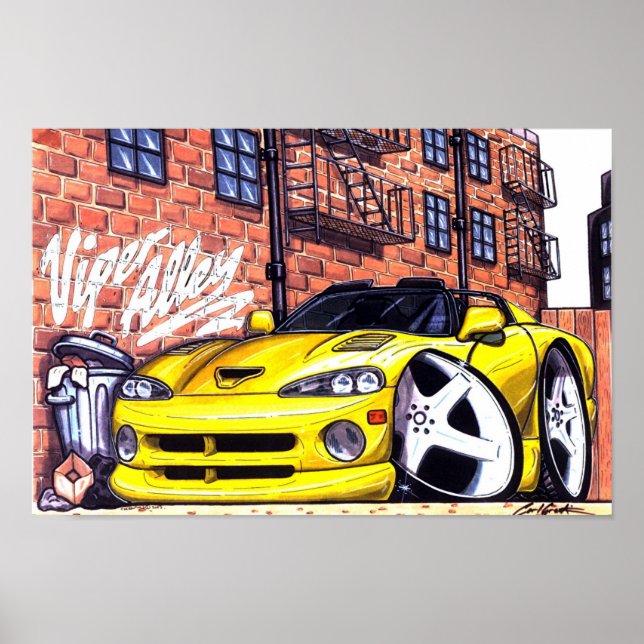 Póster Logo de ViperAlley Roadster (Frente)