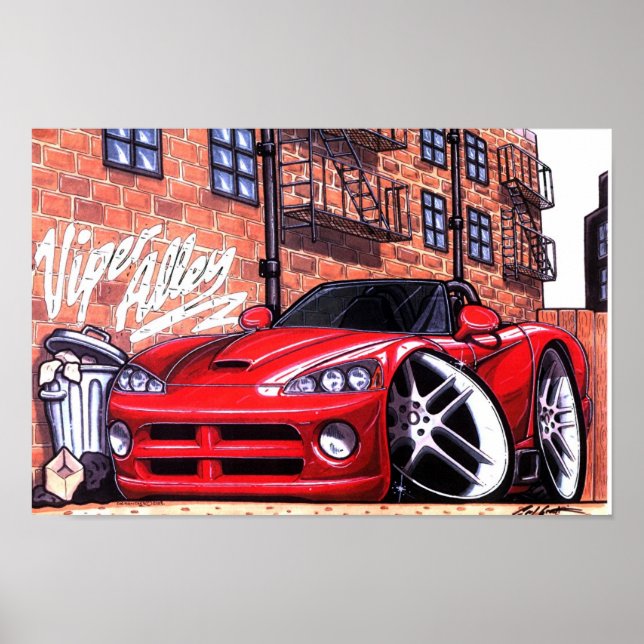 Póster Logo de ViperAlley SRT10 (Frente)