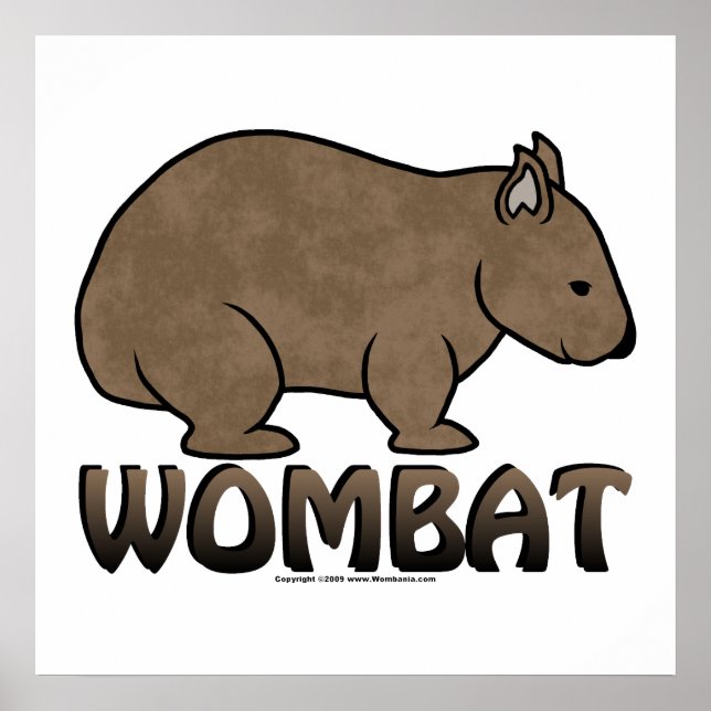 Póster Logo de Wombat II (Frente)
