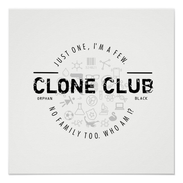 Póster Logo del Clon Club (Anverso)