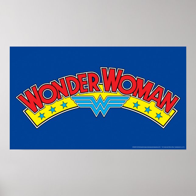 Póster Logo del cómic de 1987 de Wonder Woman (Frente)