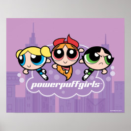 Póster Logo del equipo de Chicas Powerpuff