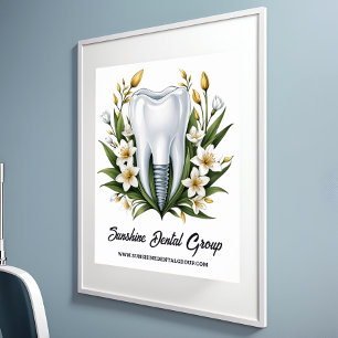 Póster Logo Dentista Moderno