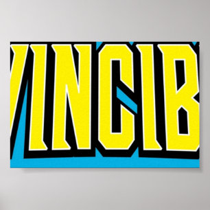 Póster Logo invencible