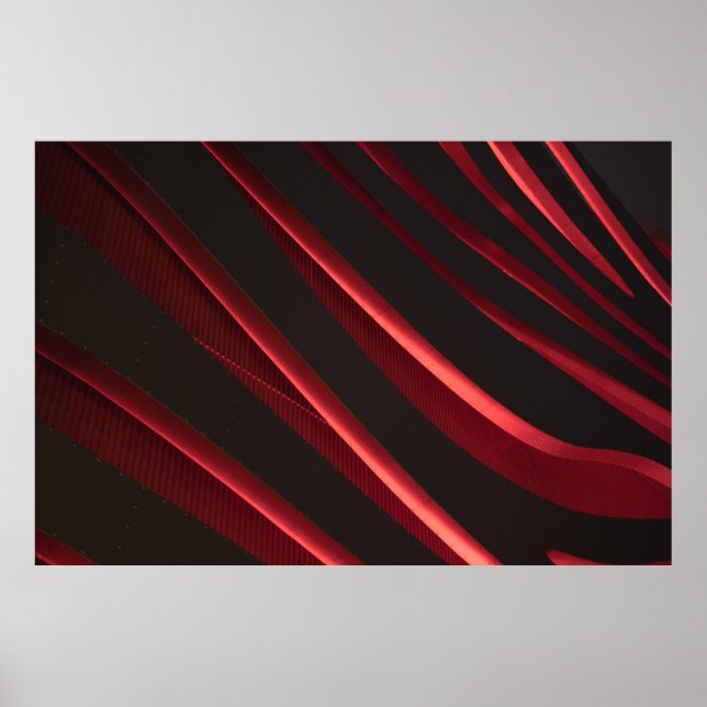 Póster Logo rojo y negro (Frente)