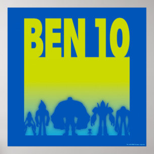 Póster Logotipo Ben 10 Alien Line-up