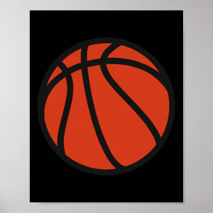 Póster Logotipo de baloncesto 1