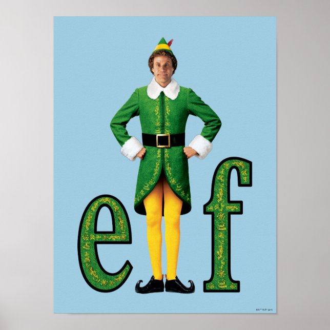Póster Logotipo de Buddy the Elf Movie (Frente)