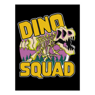 Póster logotipo de Dino Squad