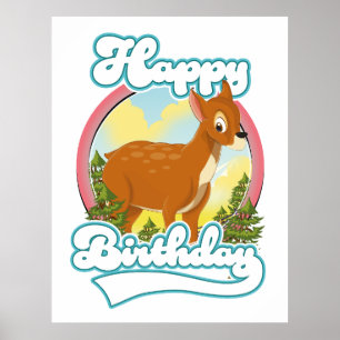 Póster Logotipo de Feliz Cumpleaños