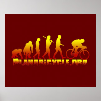 Póster Logotipo de Firestre de la Asociación de Bicicleta