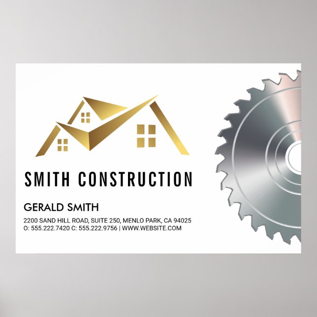 Póster Logotipo de la casa | Sierra (Frente)