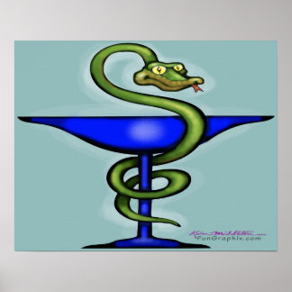 Póster Logotipo de la farmacia