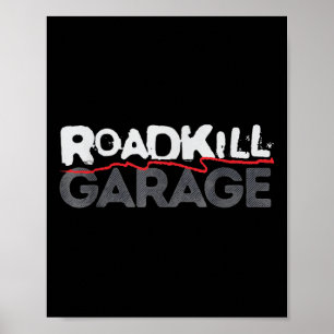 Póster Logotipo de motocicleta Roadkill Camisas para adul