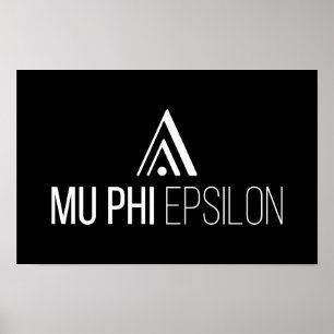 Póster Logotipo de Mu Phi Epsilon
