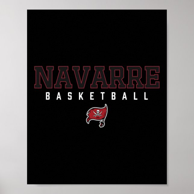 Póster Logotipo de Navarre Raiders Sketll Hs  (Frente)