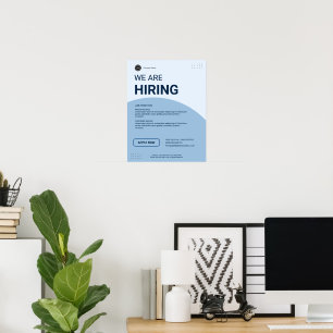 Póster Logotipo de Personalizado de empleo de empleo de e