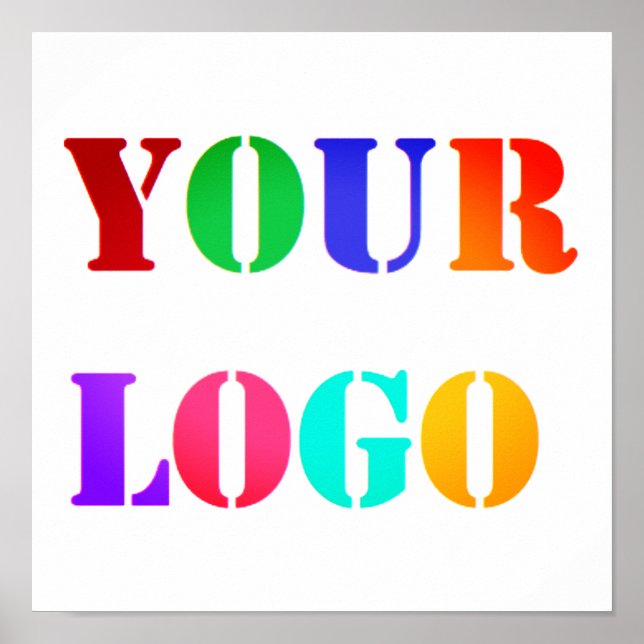 Póster Logotipo de personalizado Promoción comercial Pers (Frente)