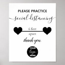 Póster Logotipo de personalizado Seguridad comercial Dist