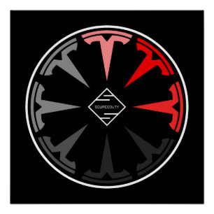 Póster Logotipo de Tesla