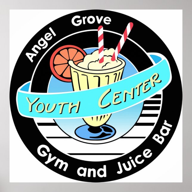 Póster Logotipo del centro juvenil Mighin Power rangers (Frente)