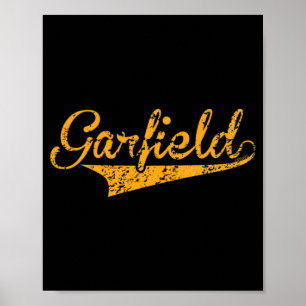 Póster Logotipo deportivo de Garfield
