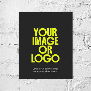 Póster Logotipo empresarial de foto simple minimalista ne