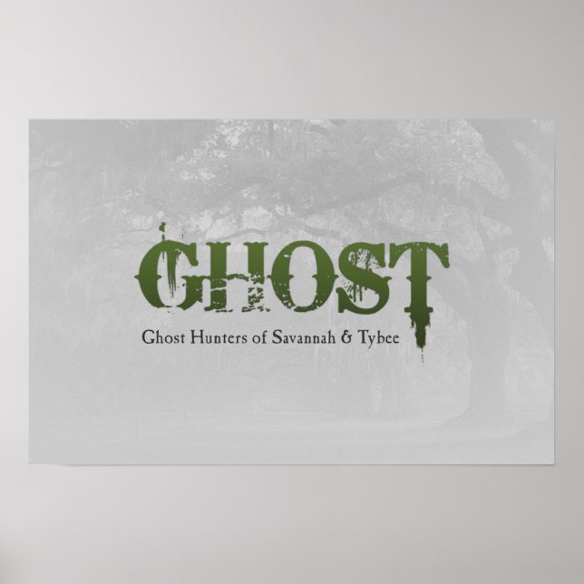 Póster Logotipo GHOST (Frente)