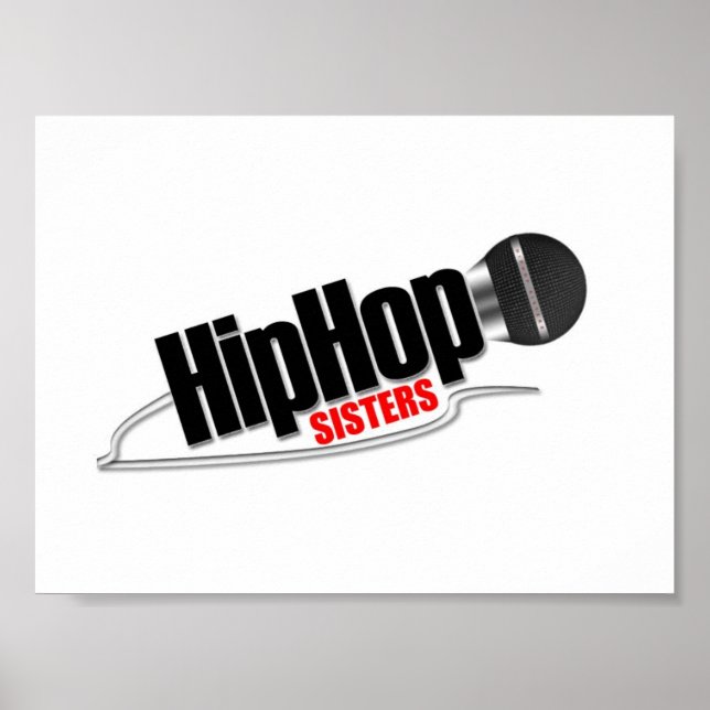PÓSTER LOGOTIPO HIP HOP SISTERS (Frente)