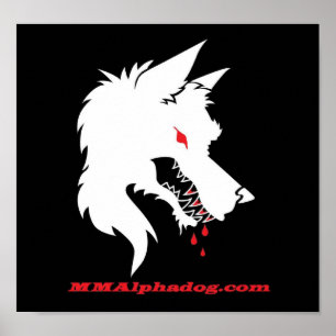 Póster logotipo inverso