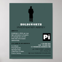 Logotipo ocular privado, investigador de detective