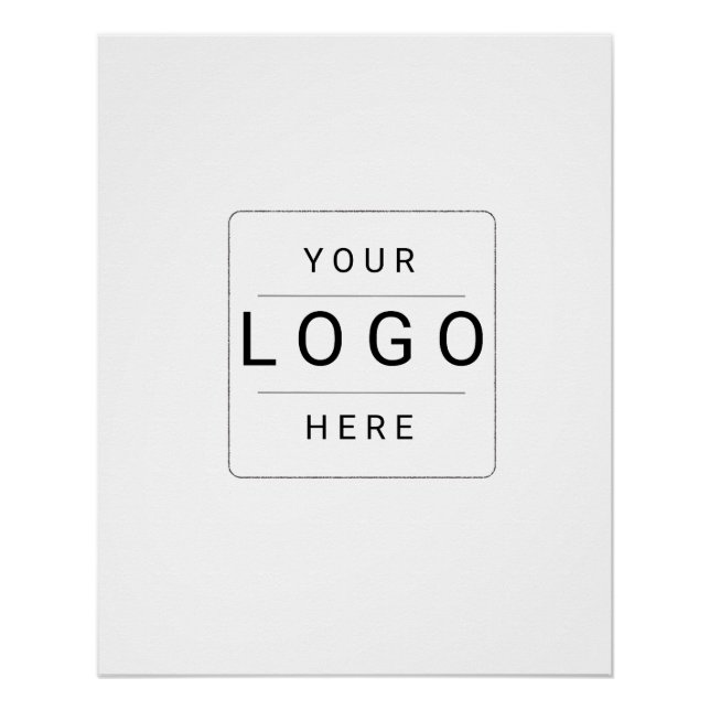 Póster Logotipo personalizado (Anverso)