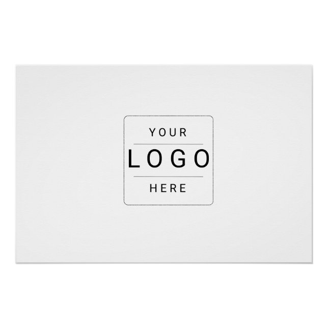 Póster Logotipo personalizado (Anverso)