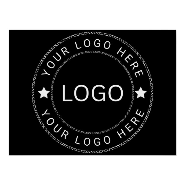 Póster Logotipo personalizado (Anverso)