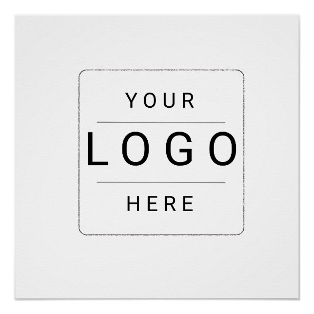 Póster Logotipo personalizado (Anverso)