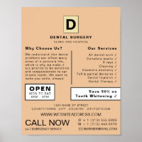 Logotipo personalizado, odontología, publicidad de