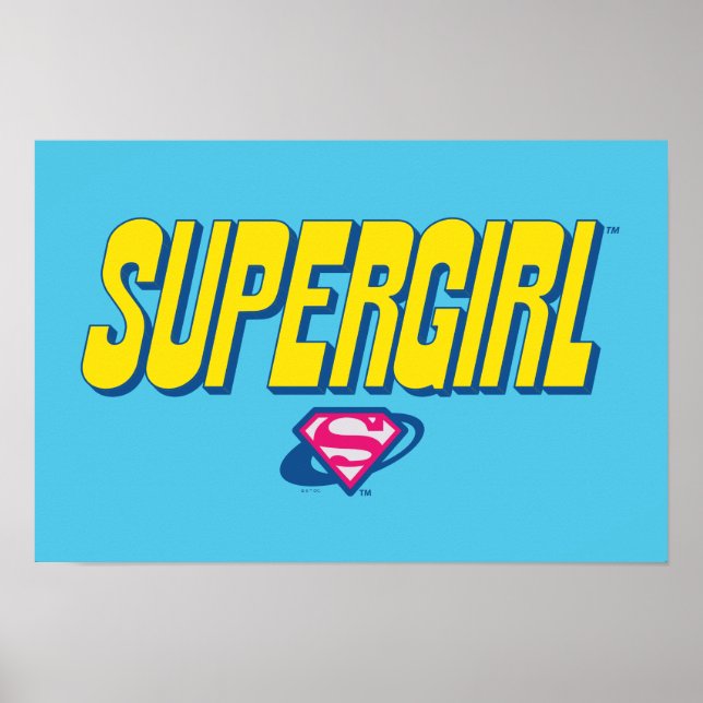 Póster Logotipo Pop Supergirl (Frente)