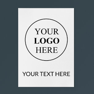 Póster Logotipo Promocional Personalizado – Sin Pedido Mí