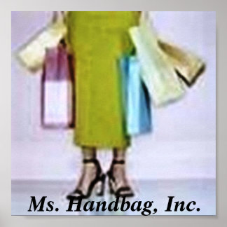 Póster logotipo, Sra. Handbag, Inc.