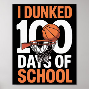 Póster Logré 100 Días De Logro De Sketll Escolar