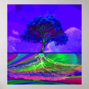 Póster Logro del árbol de la vida