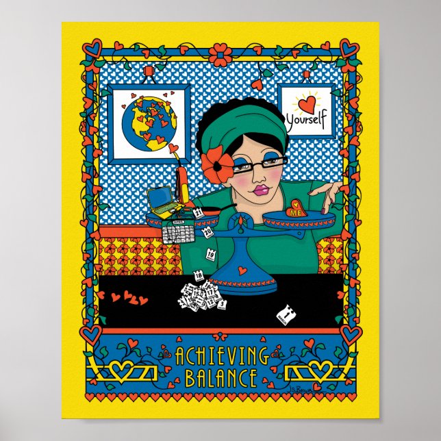 Póster Logro del Poster Balance_B_8x10 (Frente)