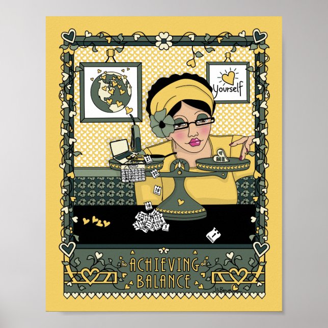 Póster Logro del Poster Balance_C_8x10 (Frente)